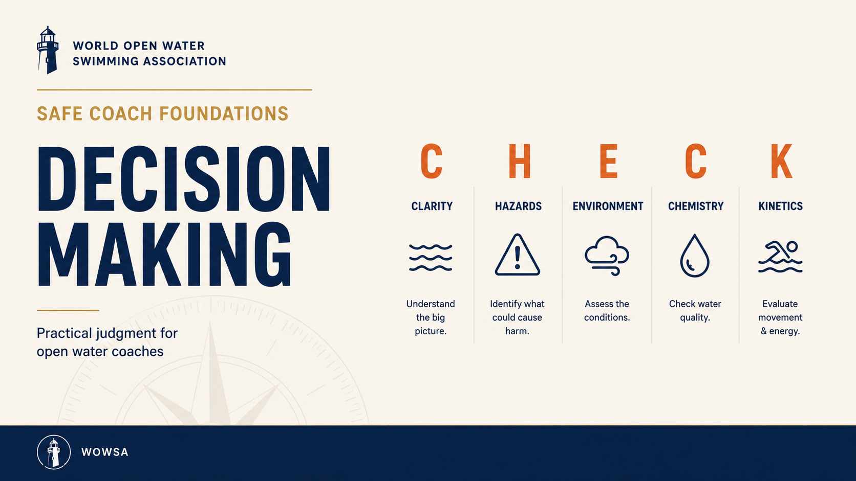 Decision Making course cover showing the CHECK framework